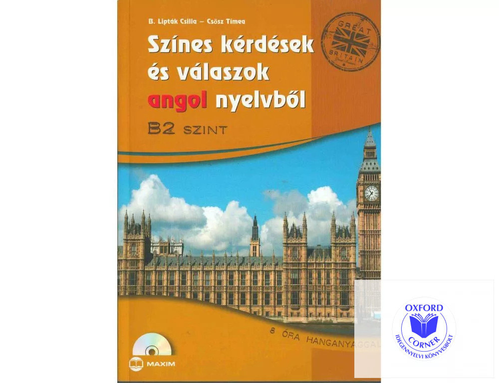 Színes kérdések és válaszok angol nyelvből - B2 szint (Enyhén sérült termék)