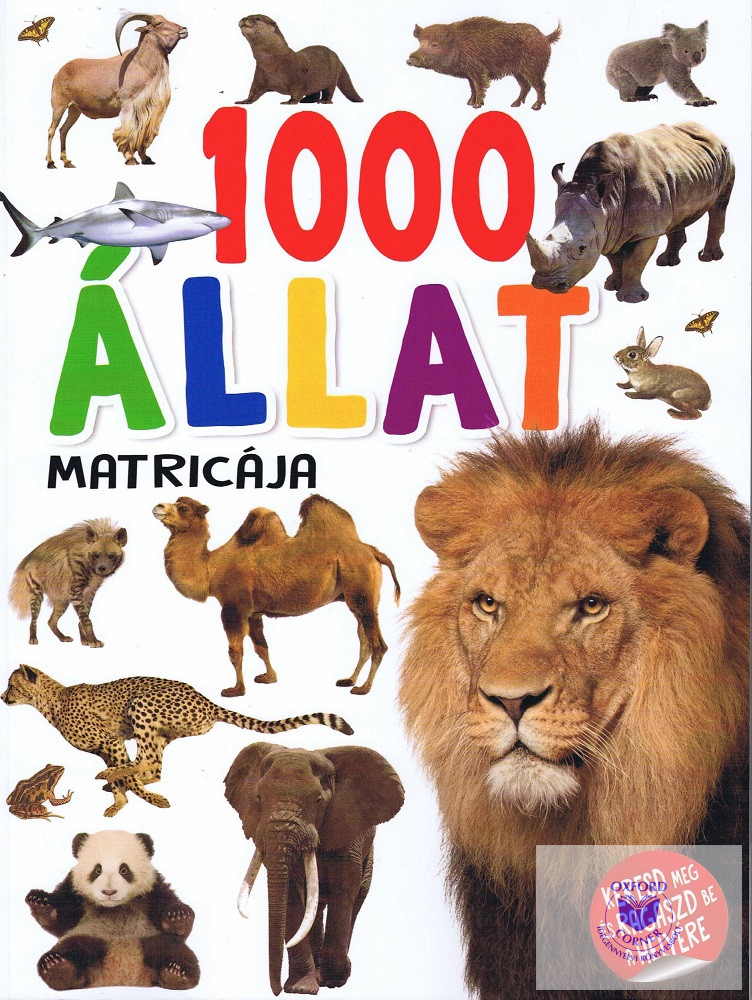 1000 állat matricája 